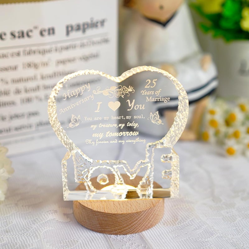 ZEERSHEE 2Pcs Led Wood Display Stand for 3D Crystal Glass 2.7in Resin Art Light Wooden Lamp Base for Crystals LED Round Display Pedestal - Image 3